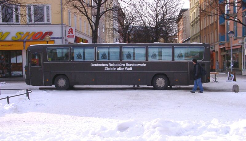 Gerade rechtzeitig eingetroffen in München ...