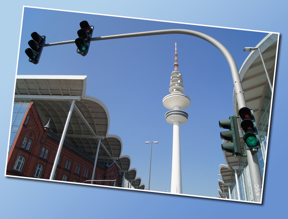 Gerader Turm von Hamburg