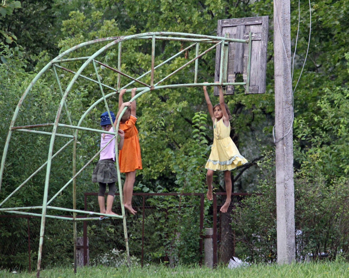 Geräteturnen openair in Lettland