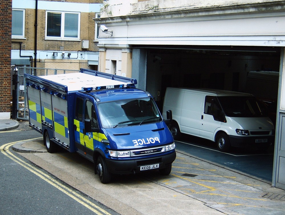 Gerätewagen der englischen Polizei