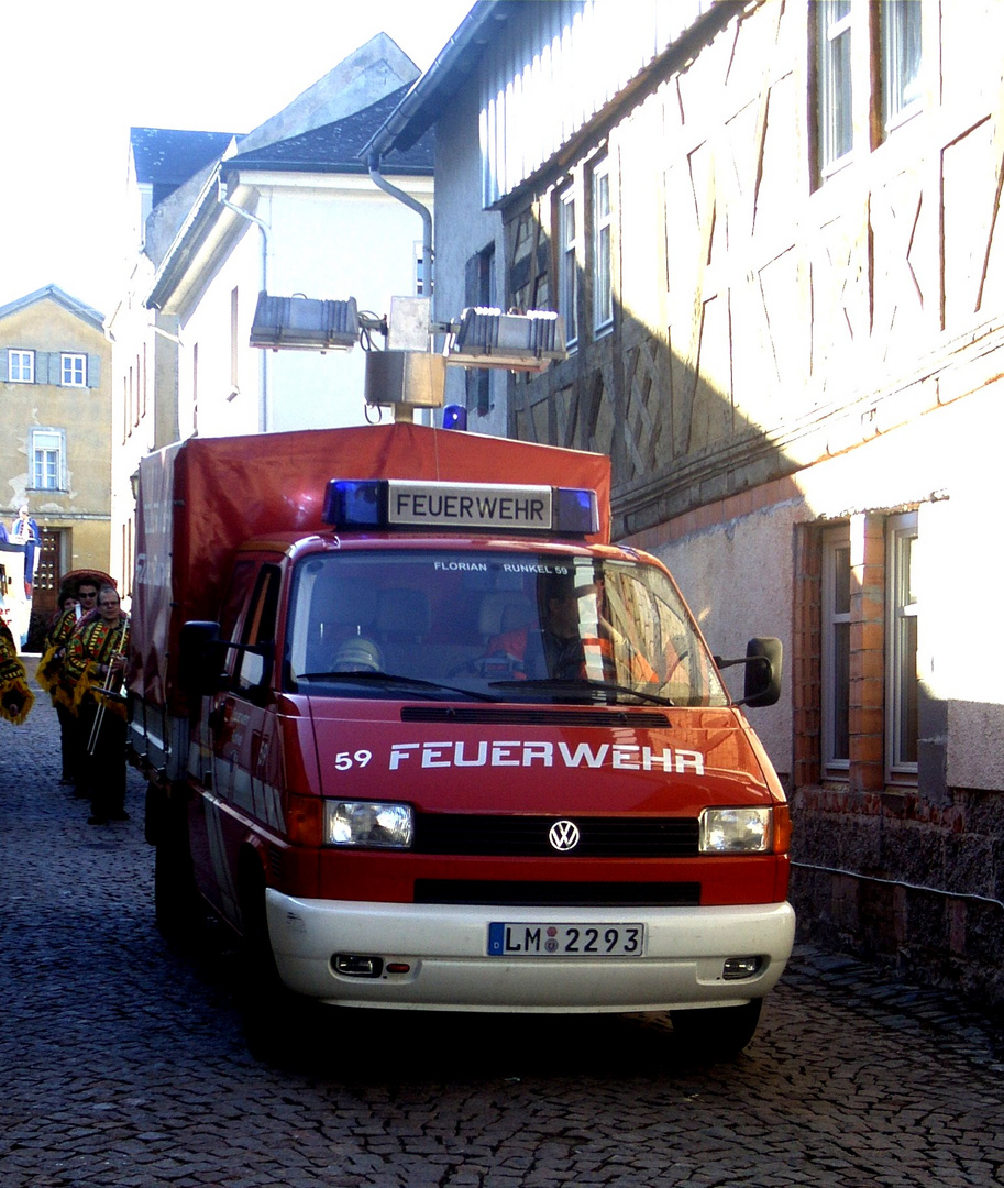 Gerätewagen der freiwilligen Feuerwehr Runkel