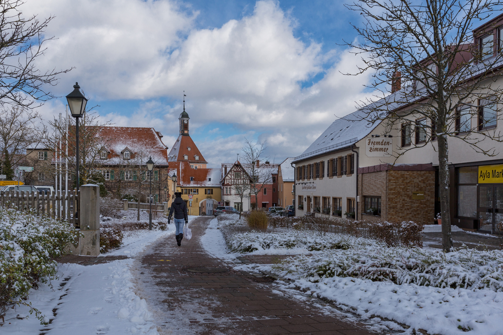 Geräumter Weg