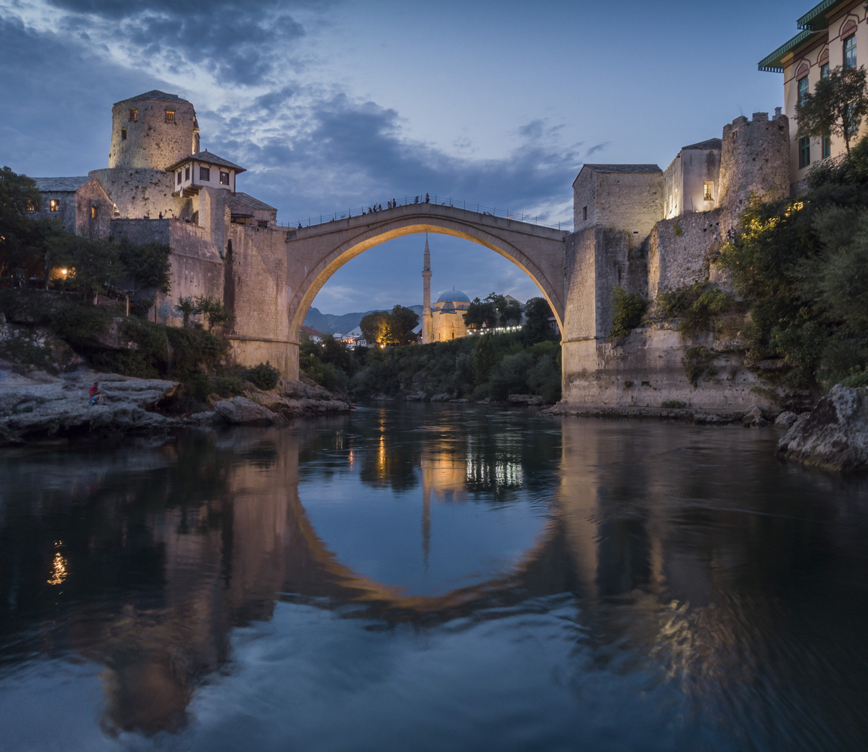 gerahmt - die Brücke von Mostar