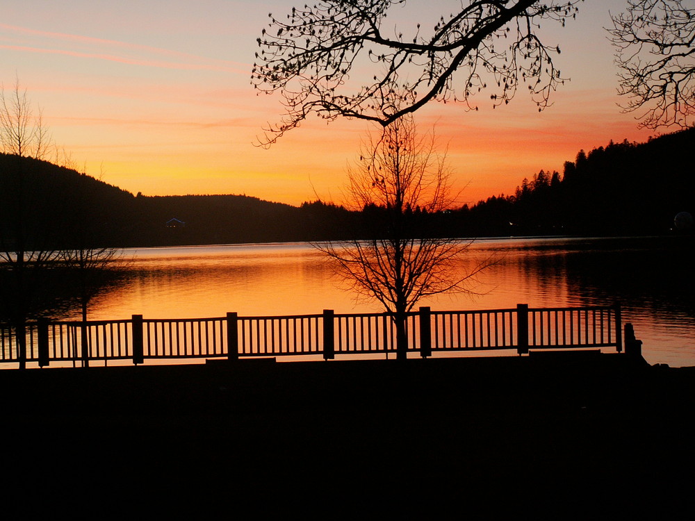 Gérardmer, le lac..