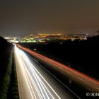 Geras Autobahn bei Nacht (A4)