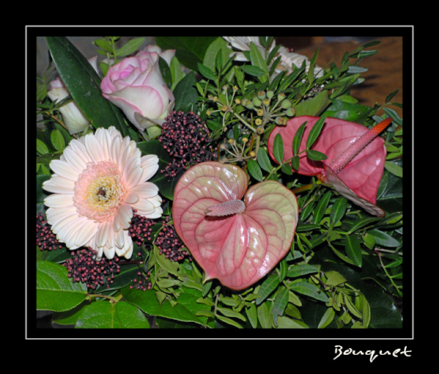 Gerbera im Geburtstags-Bouquet