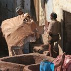 Gerberei in Fez / Marokko