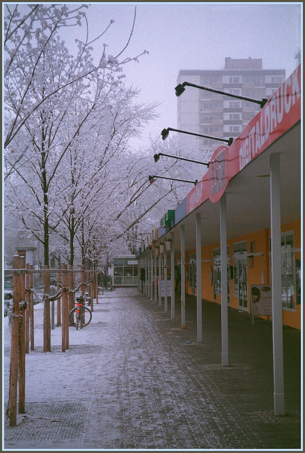 Gereifte Ladenpassage