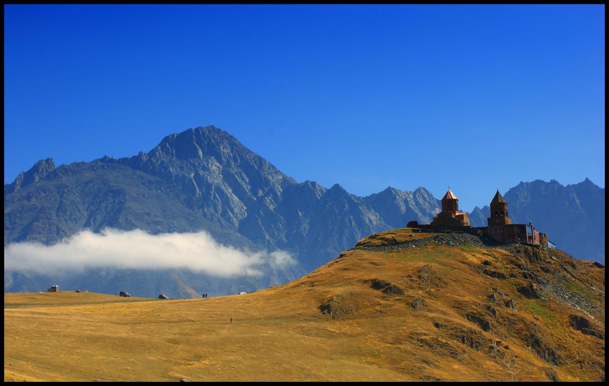 Gergetis Sameba, Georgien