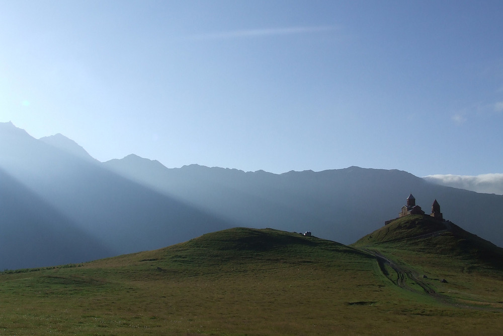 Gergetis Sameba Kirche in Kazbegi - Stefanzminda