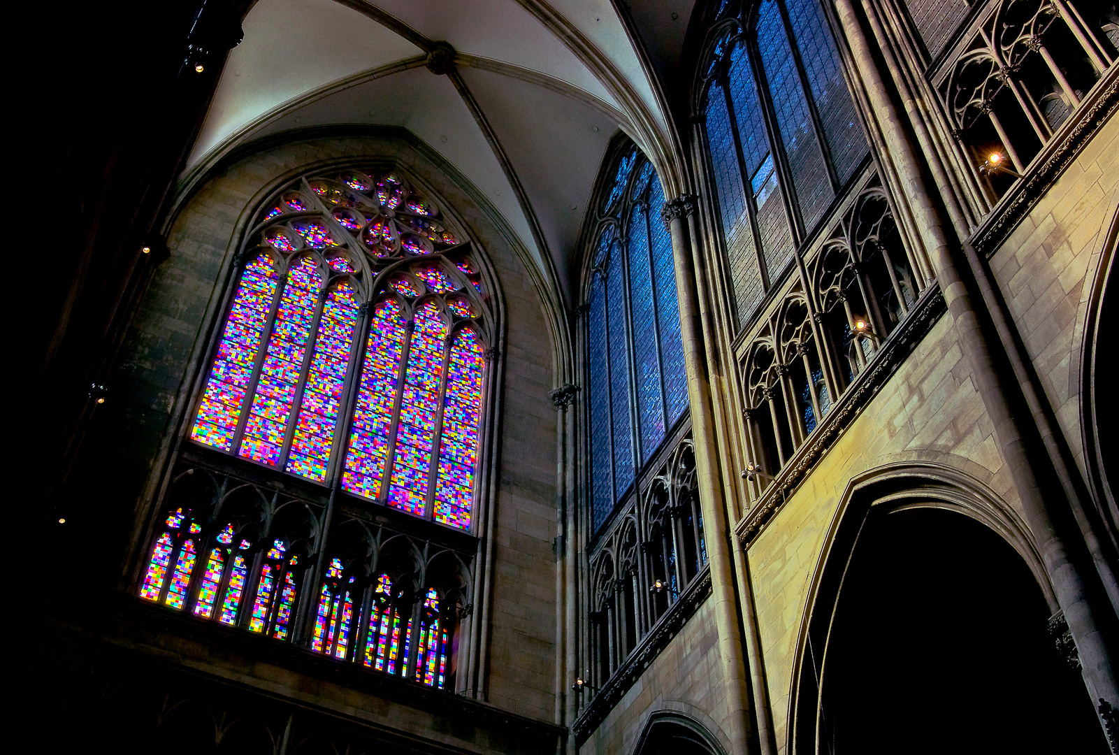 Gerhard Richter Fenster, Hohe Domkirche Köln Foto &amp; Bild