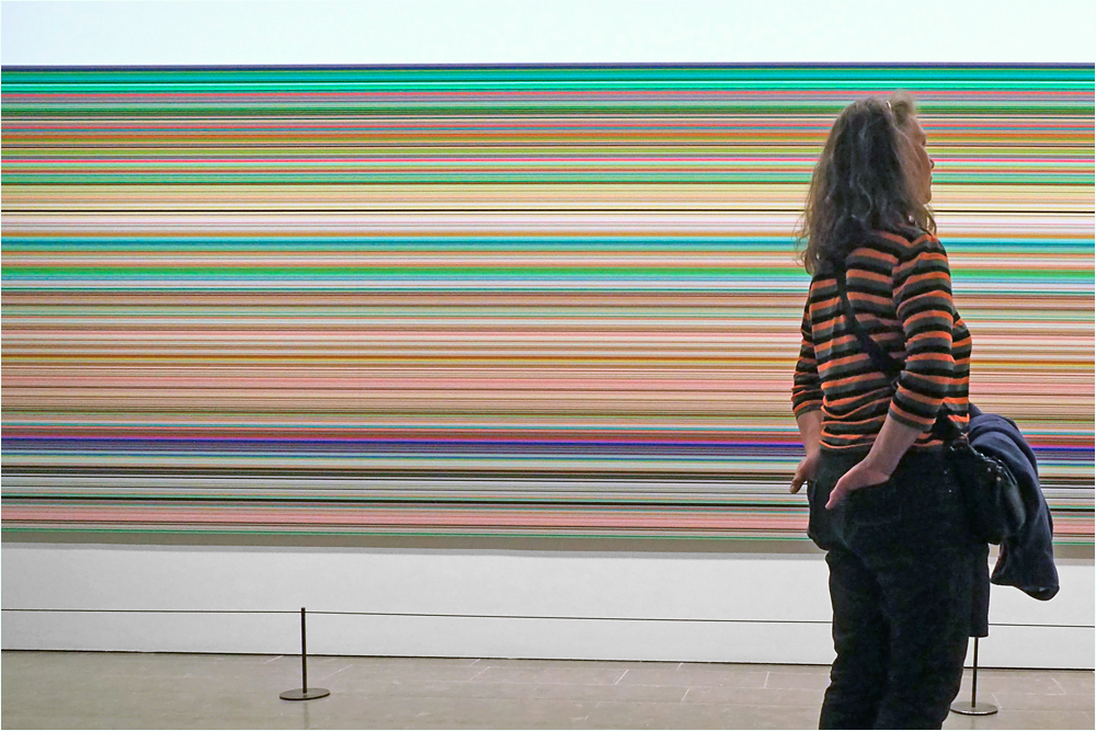 Gerhard Richter mit unbekannter Frau