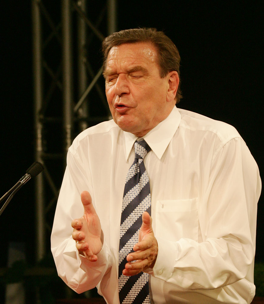 Gerhard Schröder...