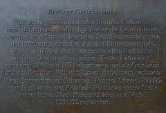 Gerichtslaube Tafel