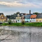 Geringswalde - Blick über den Großteich auf die Leipziger Straße