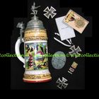 German 1907 Military Beer Stein and 1914-18 World War 1 Iron Cross