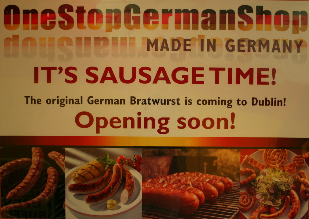 German Bratwurst is coming....
