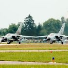 German Panavia Tornados Lined-up on Runway 27 (ETSN)