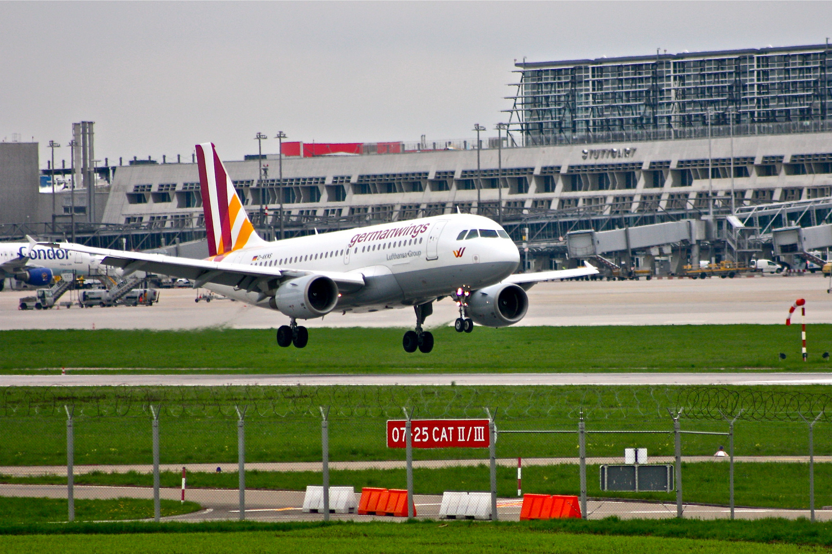 Germanwings aus Zagreb landet in Stuttgart