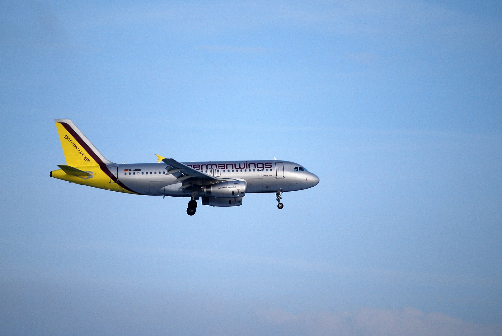 Germanwings im Anflug auf Köln Bonn