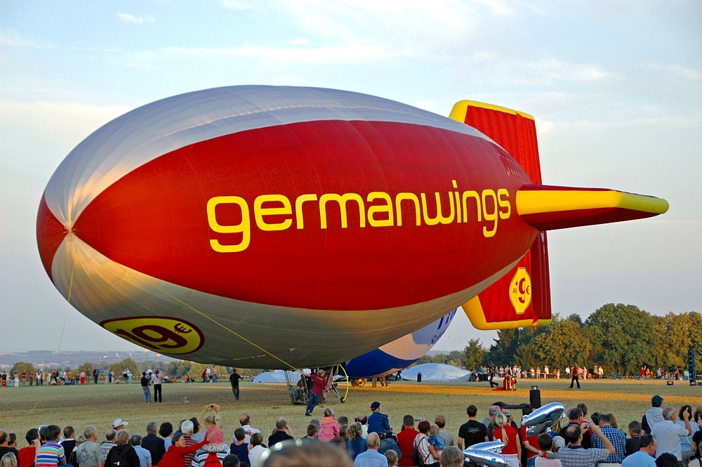 Germanwings "Luftschiff" - Bad Homburg 11.8.2007