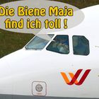 Germanwings macht Werbung für die Biene Maja, den Kinofilm