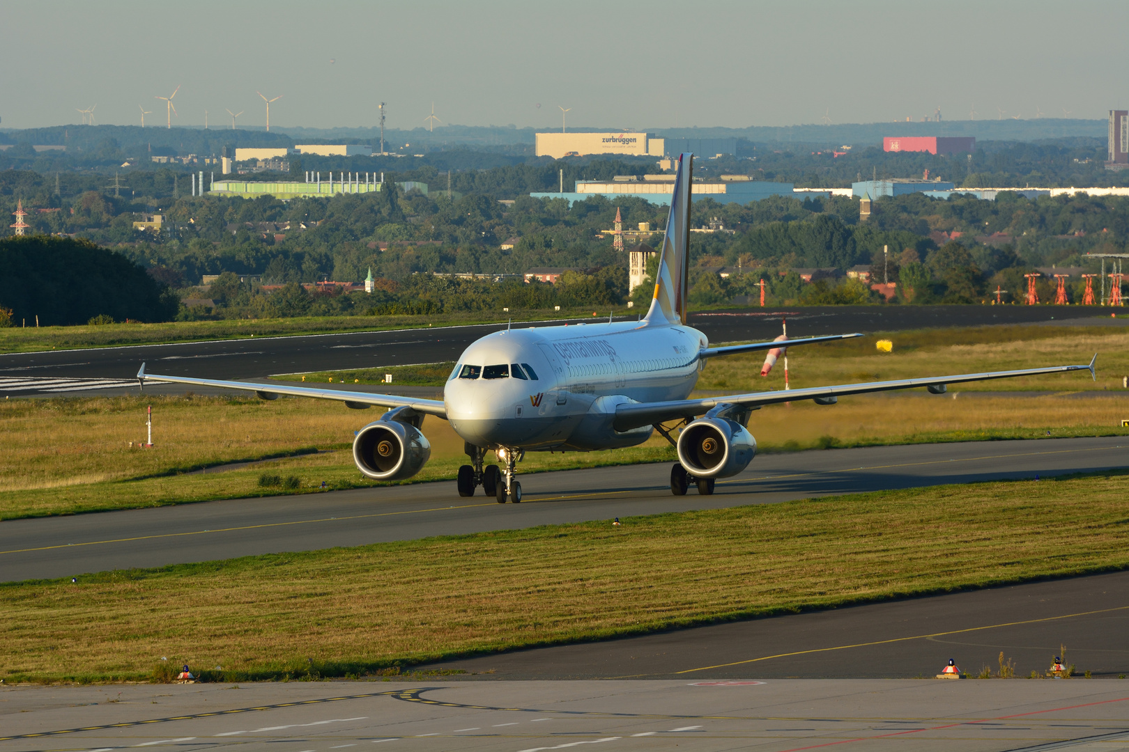 Germanwings nach der Landung