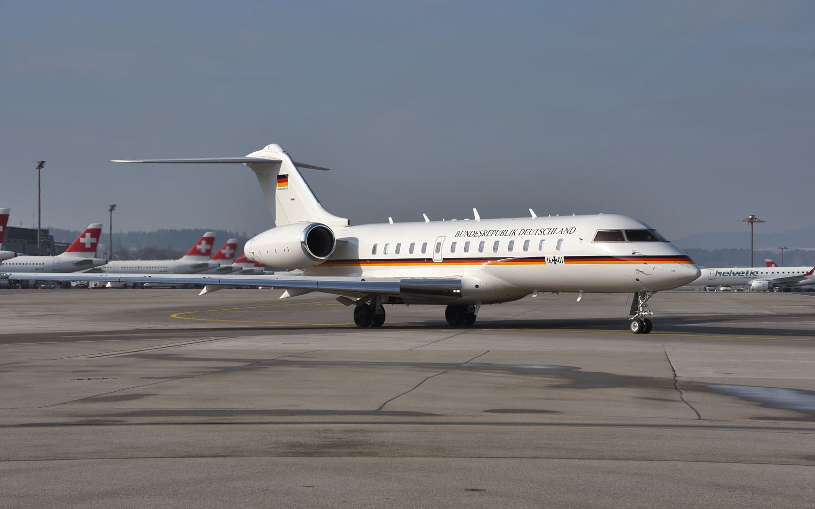 Germany - Air Force Bombardier BD-700 Global 5000 14+01 