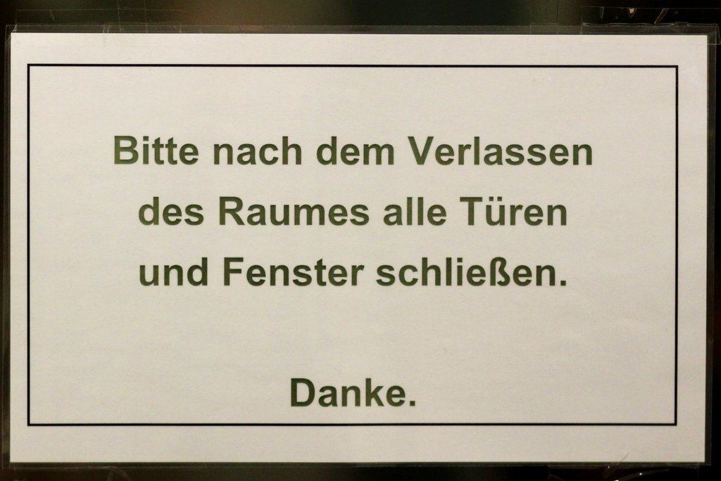 Fenster schließen bitte Gelöst