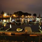 Gernsheimer Hafen bei Nacht