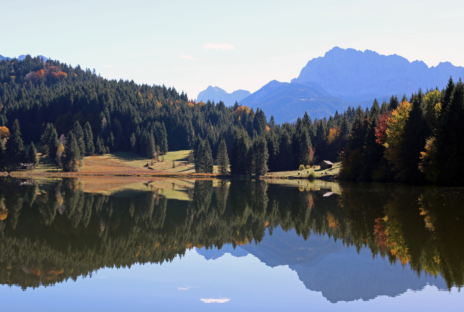 Geroldsee im Gegenlicht