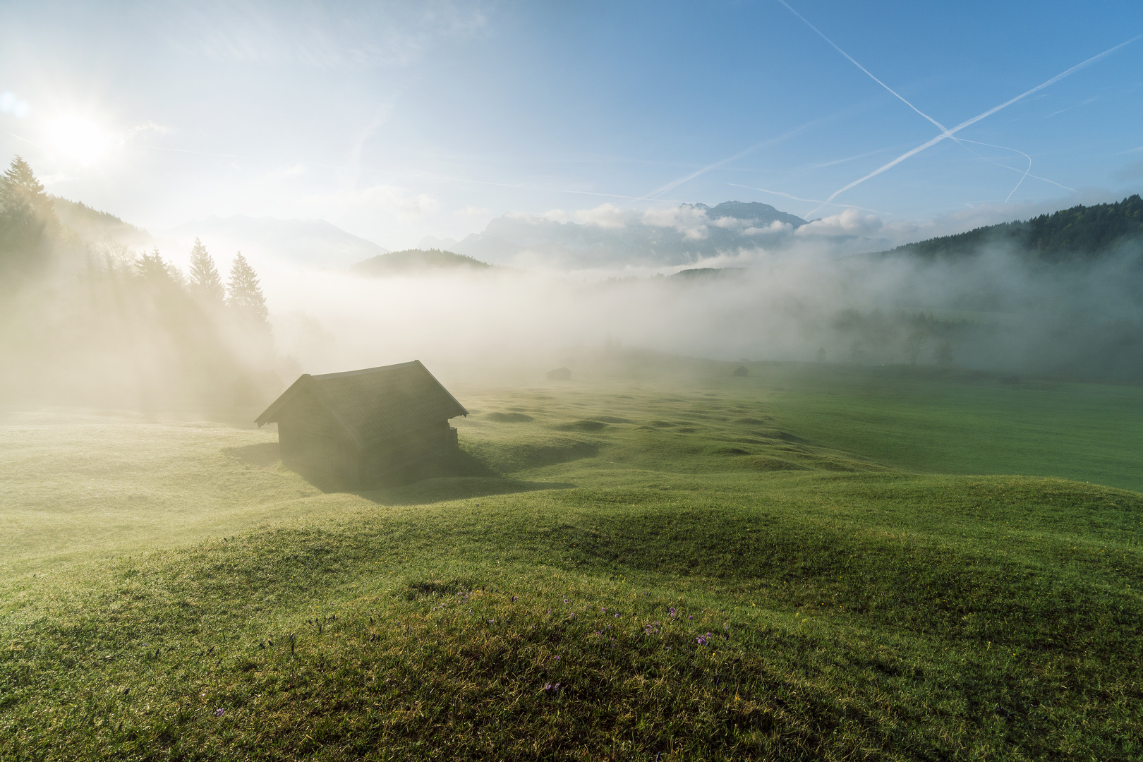 Geroldsee im Nebel