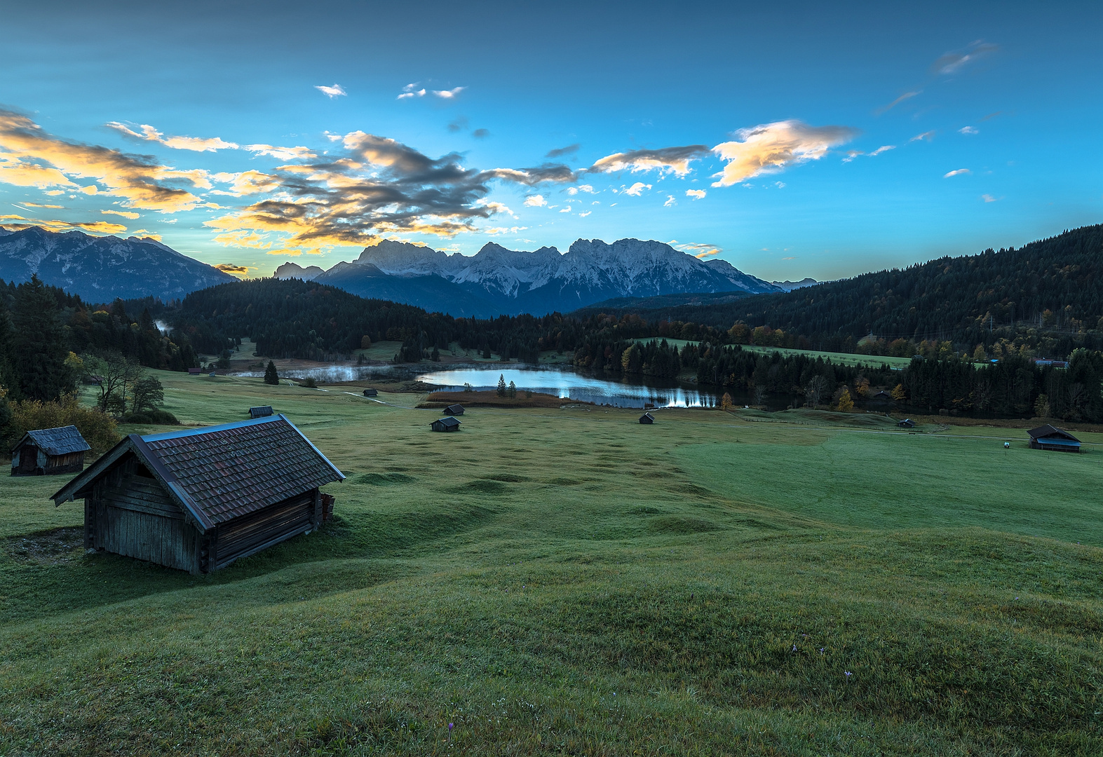 Geroldsee in blauer Stunde