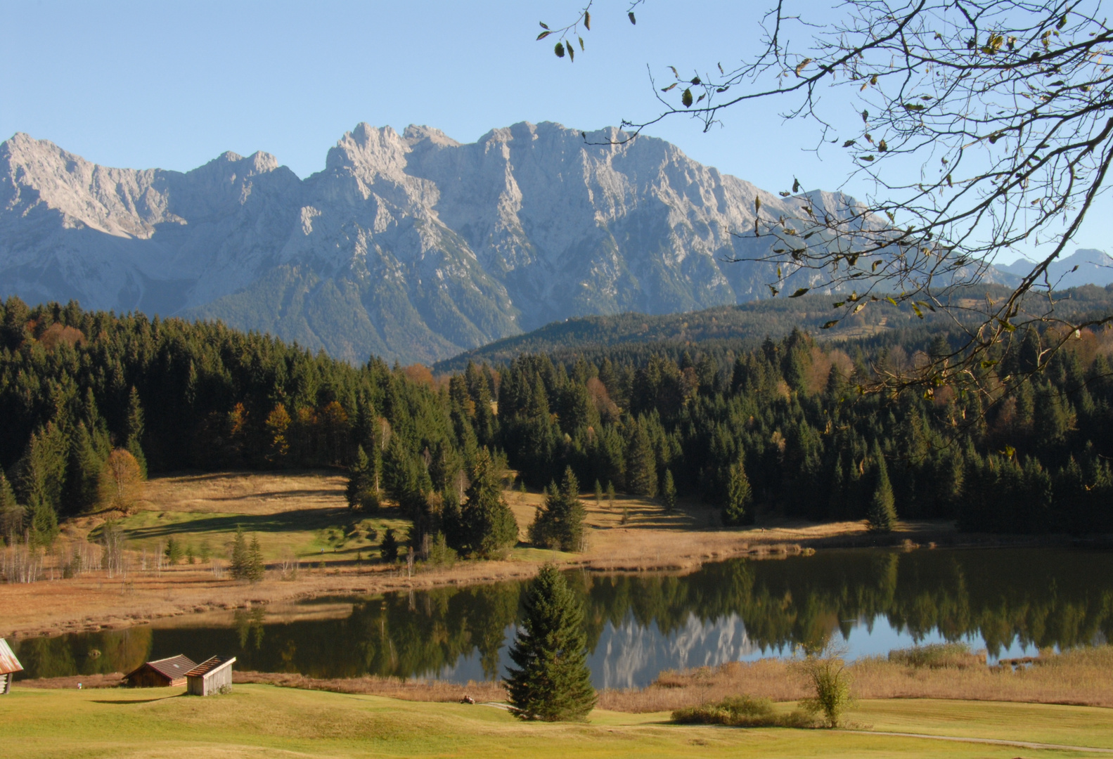 Geroldsee mit Karwendelgebirge