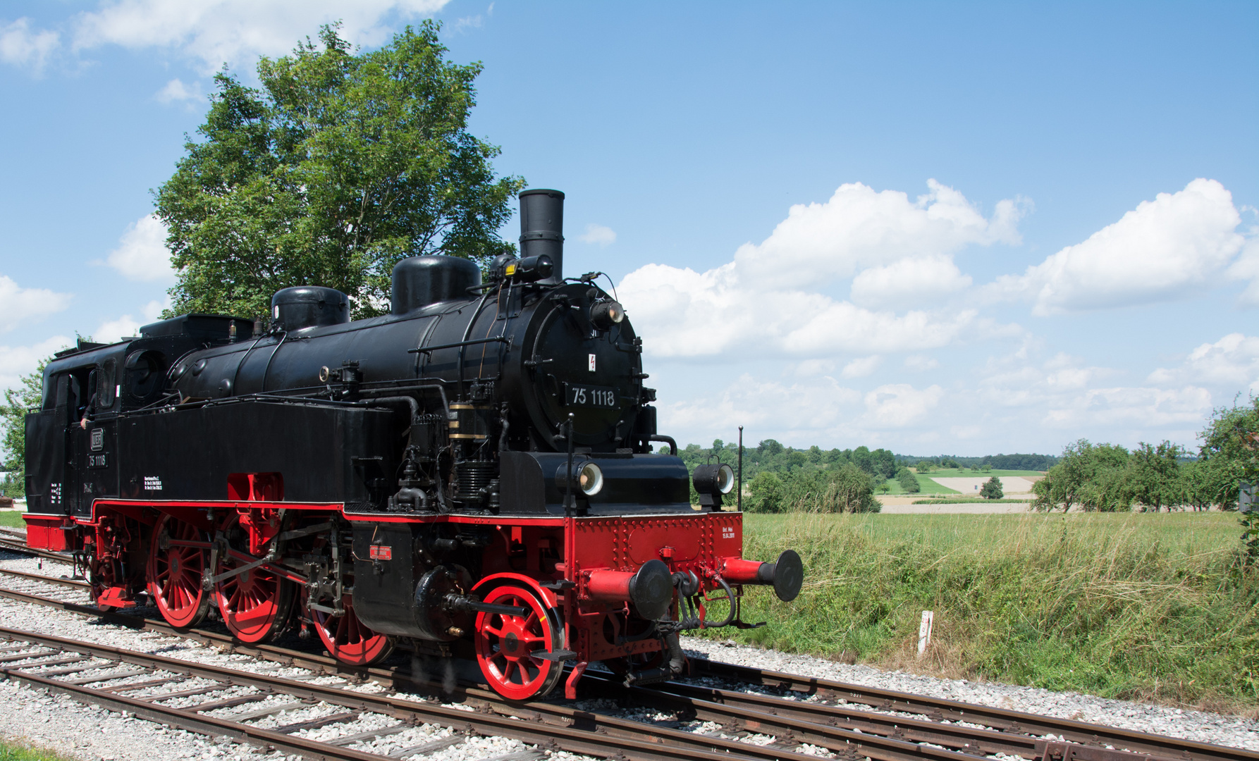 Gerstetten BR 75 Foto & Bild | dampf-, diesel- und e-loks, eisenbahn ...