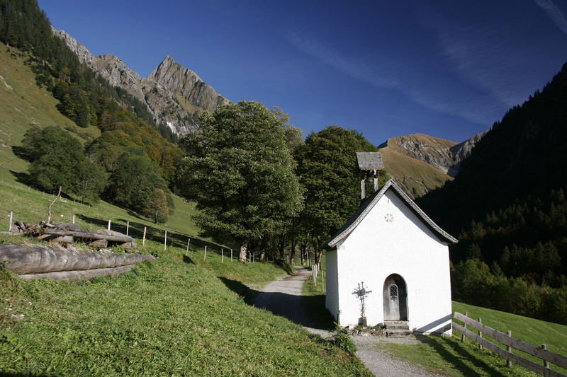 Gerstruben - Siedlung im Dietersbachtal zugehörig zur Gemeinde Oberstdorf