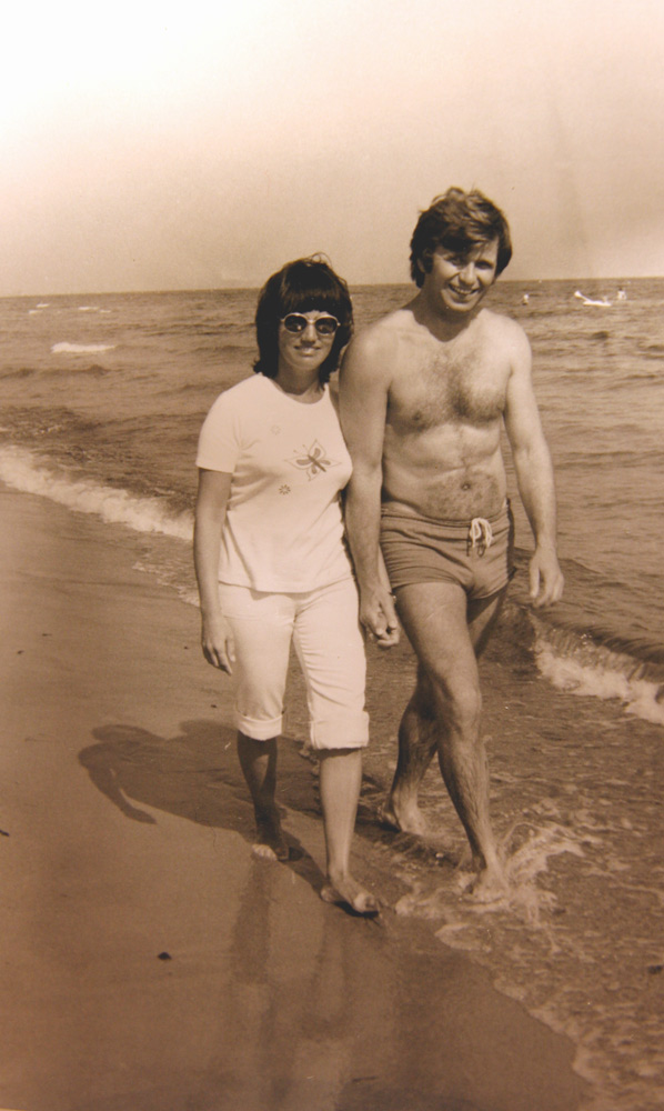 Gertrud und Gerd Luschnat ca. 1965-1970 an der Ostsee