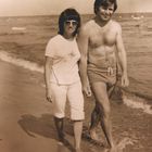 Gertrud und Gerd Luschnat ca. 1965-1970 an der Ostsee