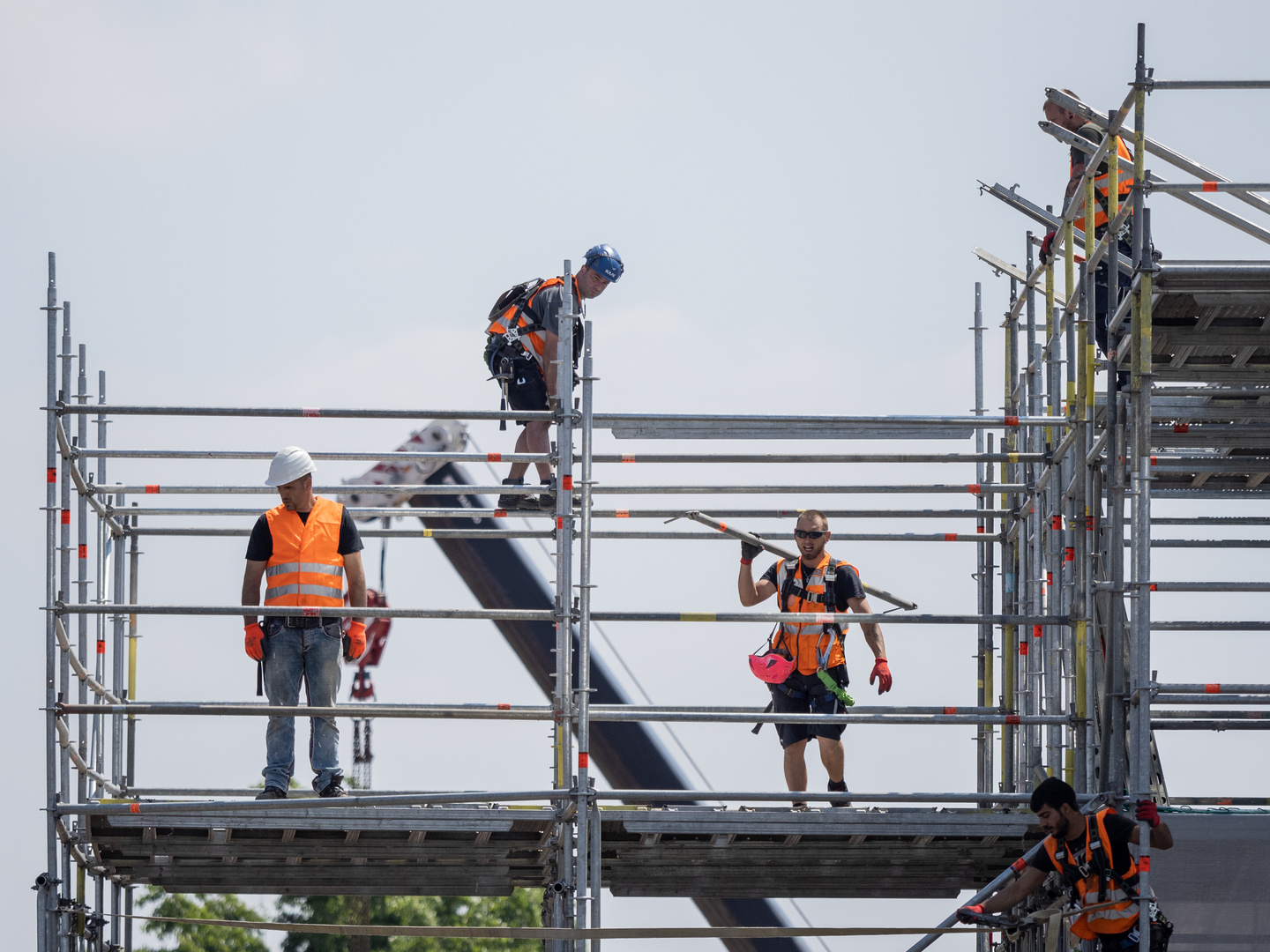 Gerüstbauer Foto & Bild architektur, erwachsene menschen, menschen