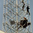 Gerüstturm auf der Hannovermesse