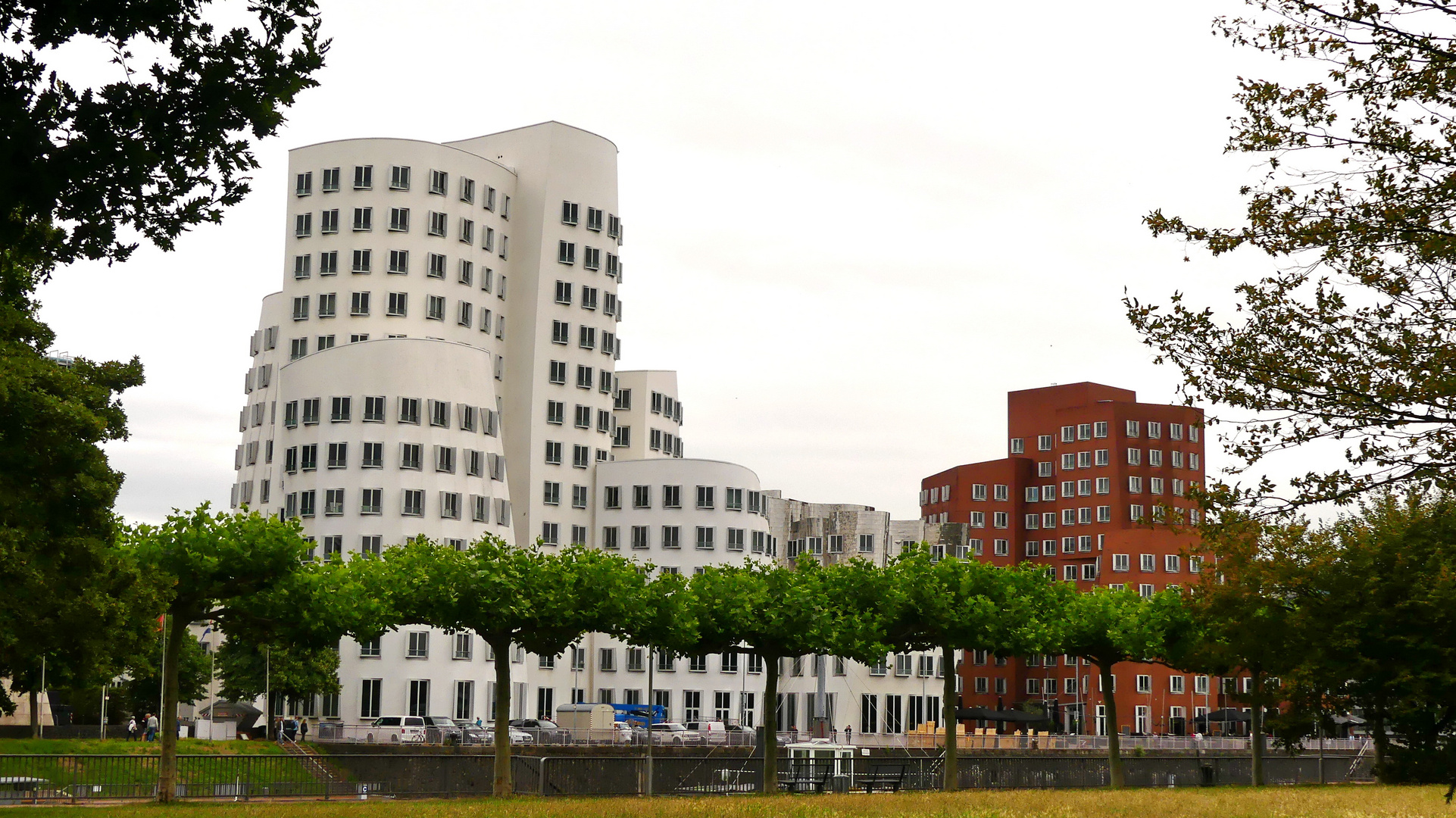 Gery-Häuser in Düsseldorf, ein beliebtes Motiv