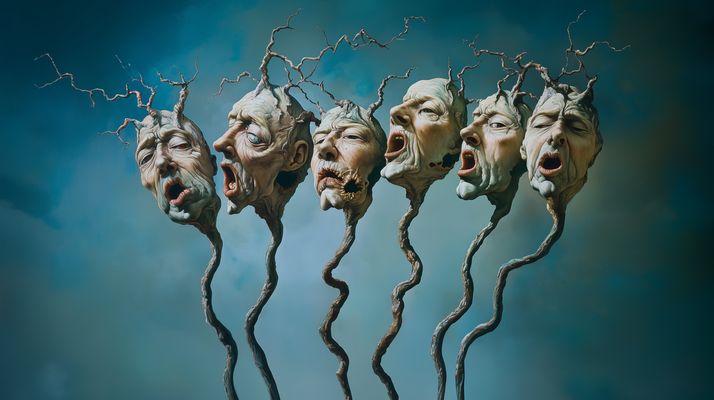 Gesänge der grotesken Köpfe