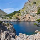 Gesamtansicht Bucht bei Sa Calobra, Mallorca