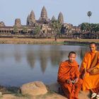 Gesamtansicht der Tempelanlage von Angkor.