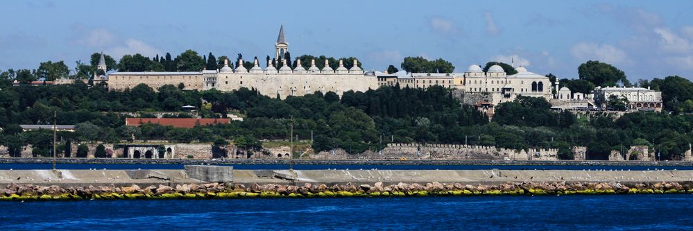 Gesamtansicht des Topkapi-Palastes...