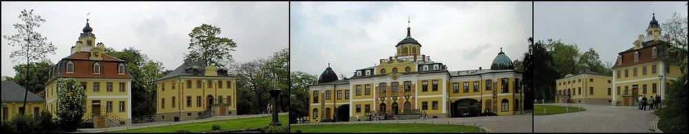 Gesamtansicht Schloß Belvedere in Weimar