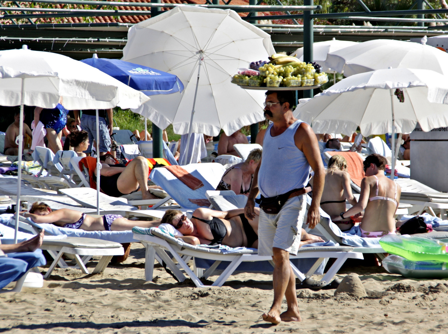 Geschäfte am Strand