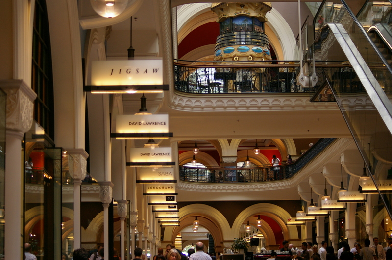 Geschaefte im Victoria Building in Sydney