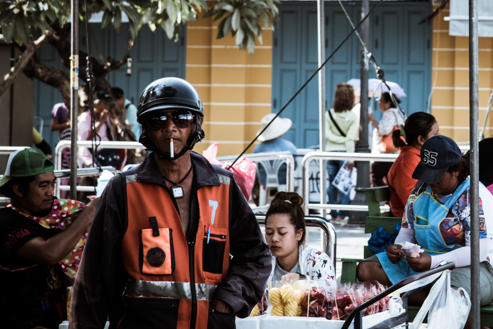 Geschäftig in Bangkok