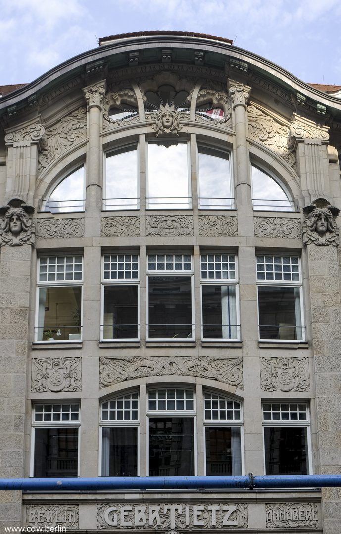 geschäftshaus der gebr. tietz (gründer von hertie und kaufhof), geplant von lewy